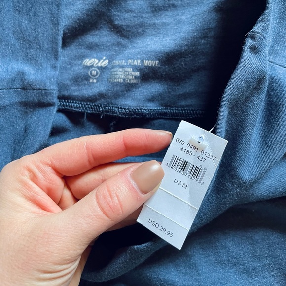 aerie chill. play. move. high-waited leggings, size M, blue/grey, 2 for $30, NWT - Picture 5 of 5